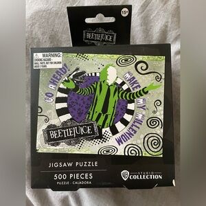 Green & Purple Beetlejuice Jigsaw Puzzle - 500 Piece WB Studio Collection